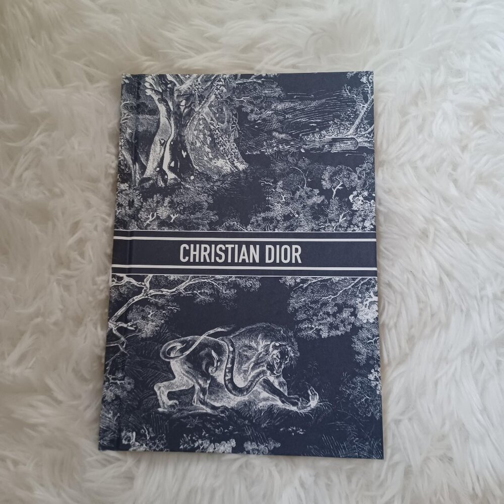 NEW! Christian Dior Blue & White Toile de Jouy Motif Unlined Notebook